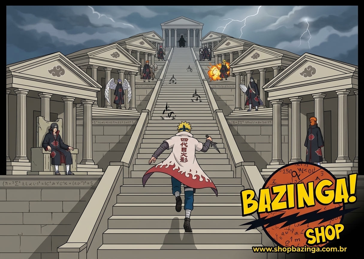 O Relâmpago Amarelo no Santuário: Minato Namikaze vs Akatsuki