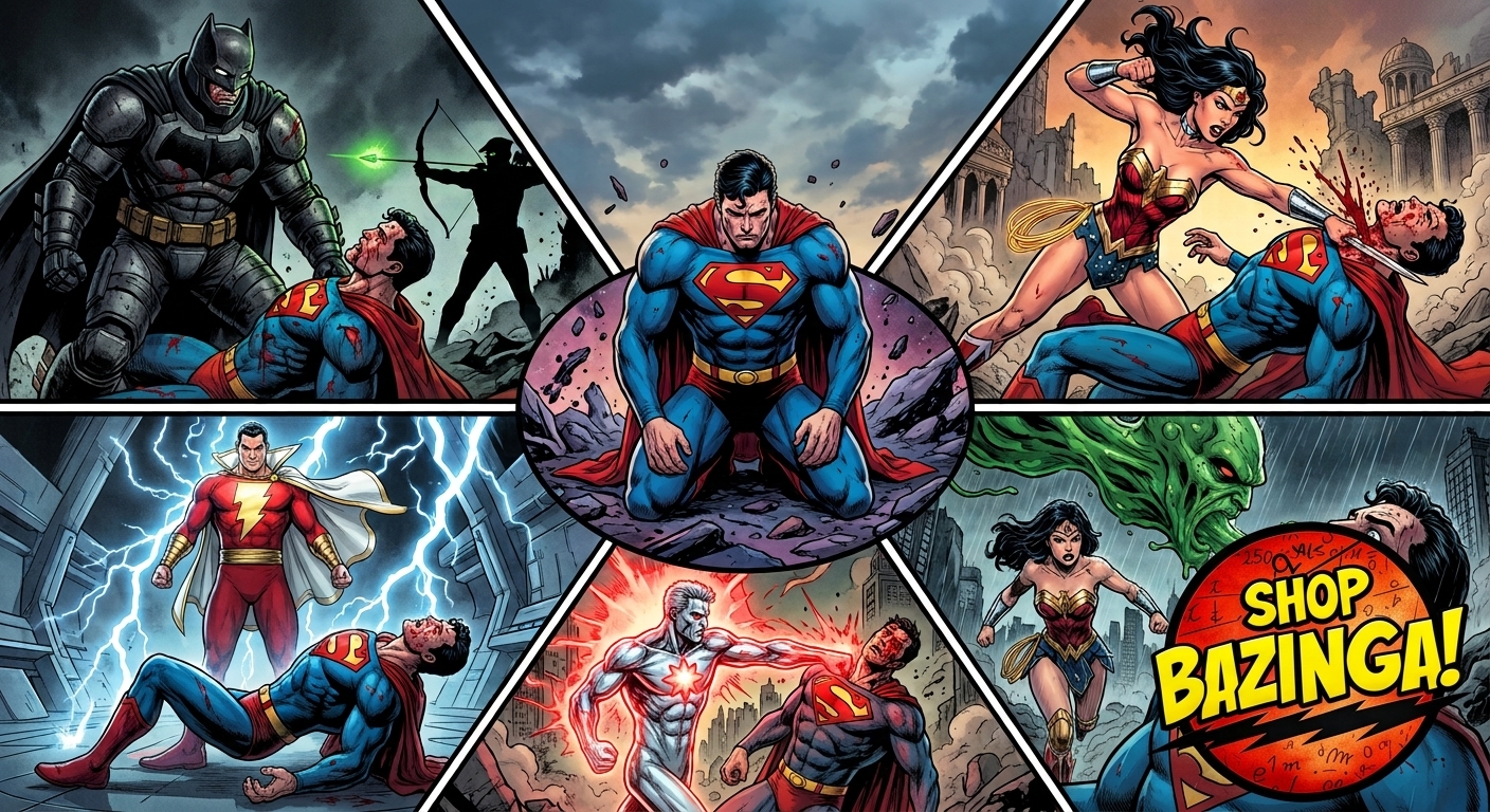 5 Vezes em que o Super-Homem foi Derrotado por Membros da Liga da Justiça