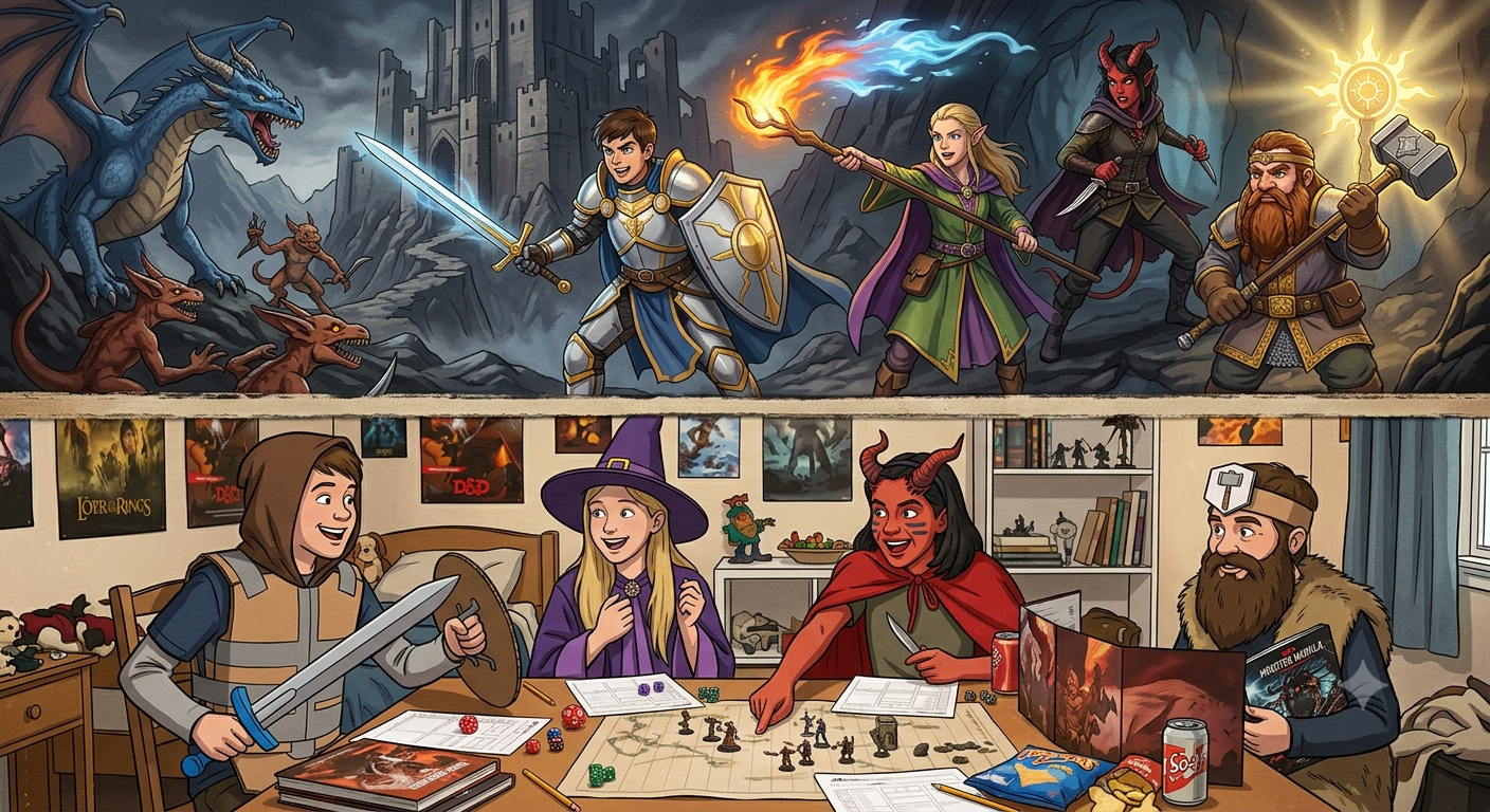 Dungeons & Dragons: Das Garagens Clandestinas dos Anos 80 ao Fenómeno Global da Cultura Pop